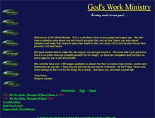 Tablet Screenshot of godswork.org